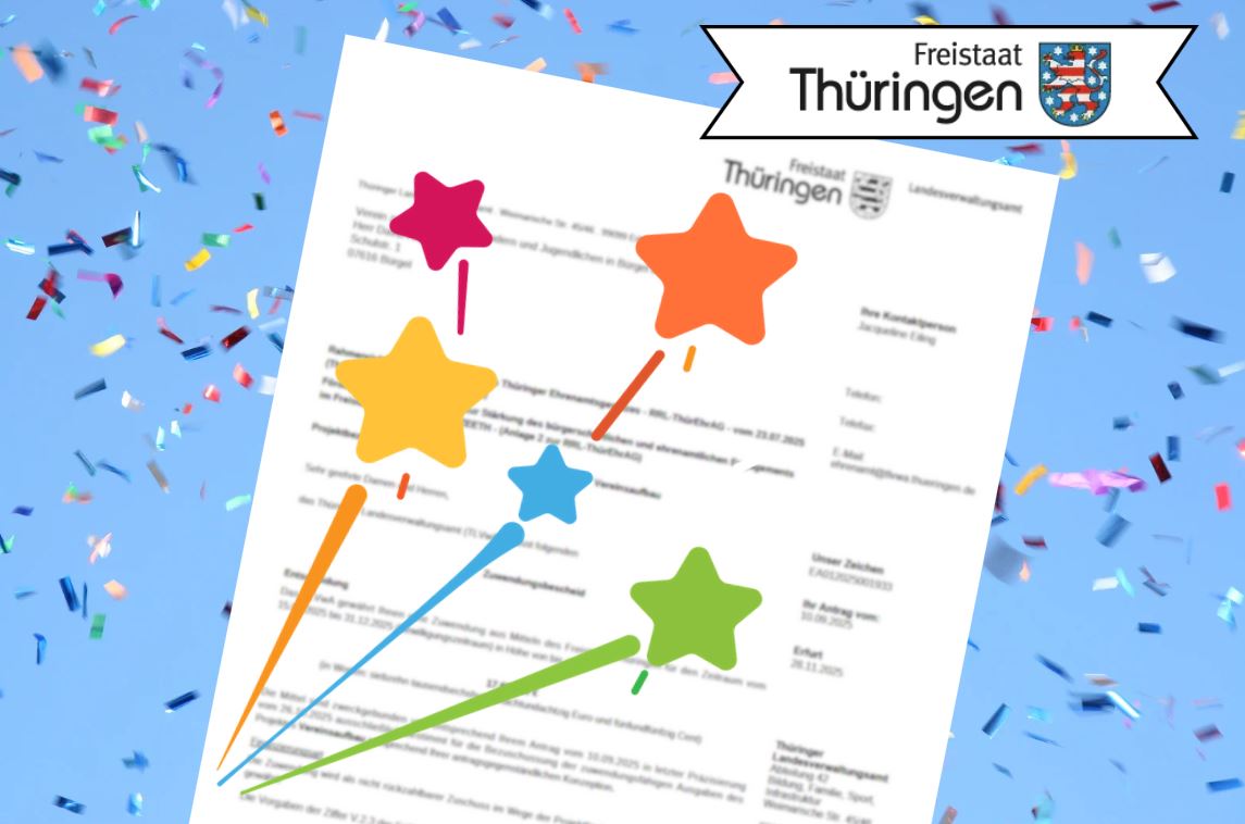 Good News zum Jahresende! Zwei Herzensprojekte wurden bewilligt